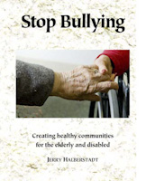 Cover art Stop Bullying, closeup of two elderly women holding hands