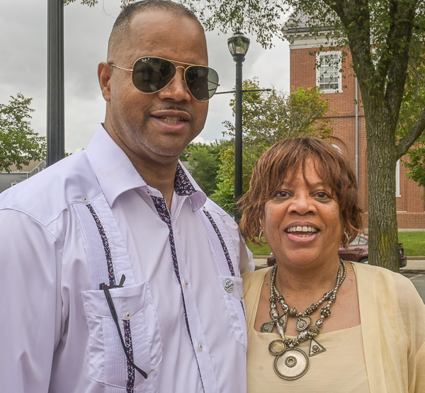 Salem City Councilor Domingo Dominguez and Doreen Wade