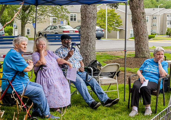 Members of the Apple Village Tenants Association