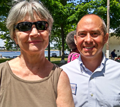 Carol Leary and Jay Gonzalez